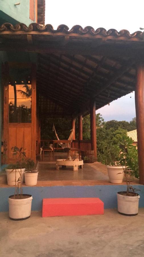 Espelho Bahia Blue House Bed and Breakfast Praia do Espelho Buitenkant foto